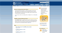 Desktop Screenshot of bioinfo.no
