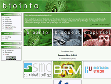 Tablet Screenshot of bioinfo.nl